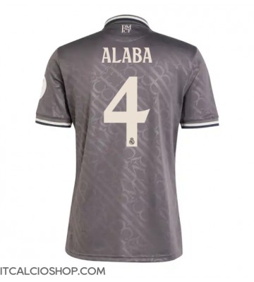 Real Madrid David Alaba #4 Terza Maglia 2024-25 Manica Corta